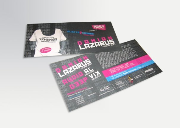 flyer design - -® blackink client electrocasbah - 1027860622785